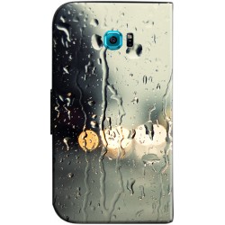 Housse portefeuille à fenêtre Samsung Galaxy S7