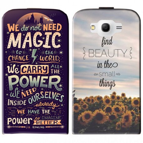 Housse verticale avec photo pour Samsung Galaxy Grand Neo