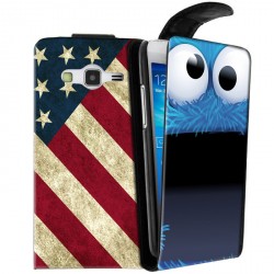 Housse verticale avec photo pour Samsung Galaxy Core 4G