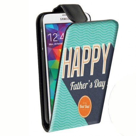 Housse verticale avec photo pour Samsung Galaxy S5