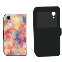 Housse portefeuille personnalisable HTC Desire 825