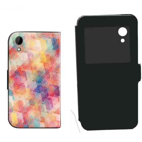 Housse portefeuille personnalisable HTC Desire 825