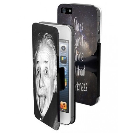 Housse portefeuille avec photo pour iPhone 5S