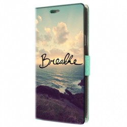 Housse portefeuille avec photo pour Samsung Galaxy E7