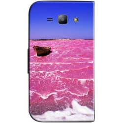 Housse portefeuille personnalisable Samsung Galaxy J1 2016