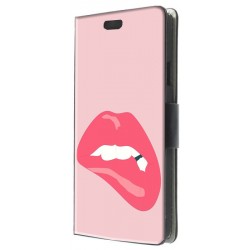 Housse portefeuille avec photo pour Samsung Galaxy Alpha