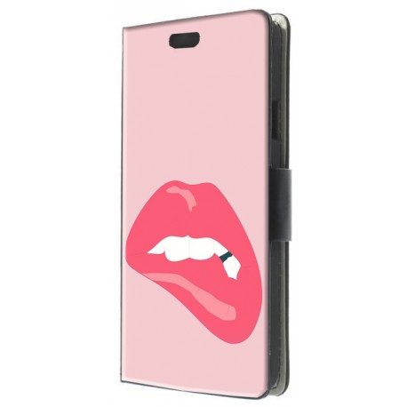 Housse portefeuille avec photo pour Samsung Galaxy Alpha