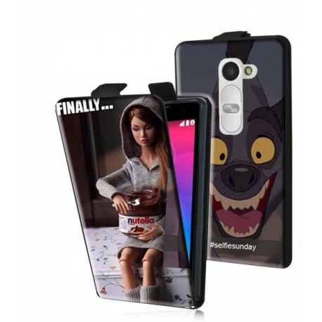 Housse verticale avec photo pour LG Leon