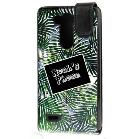Etui housse rabat vertical avec photo pour LG G3 S