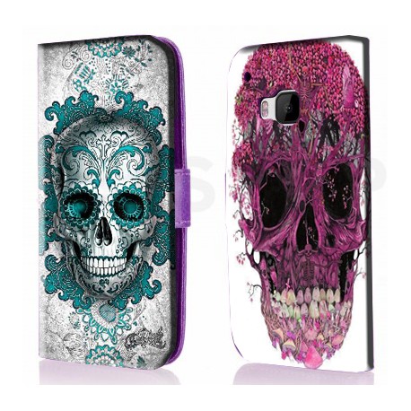Etui housse portefeuille avec photo pour HTC One M9