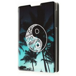 Etui housse portefeuille avec photo pour Blackberry Passport 