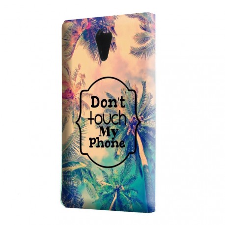 Etui housse portefeuille avec photo pour HTC Desire 620