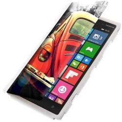 Etui housse portefeuille avec photo Microsoft Lumia 830