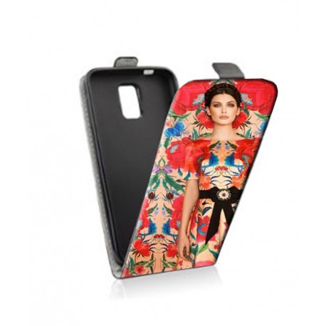 Etui housse verticale avec photo pour Samsung Galaxy Note Edge