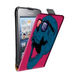 Etui housse verticale avec photo pour Huawei G7