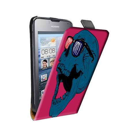 Etui housse verticale avec photo pour Huawei G7