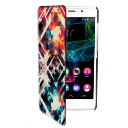 Etui housse portefeuille avec photo Wiko Ridge 4G