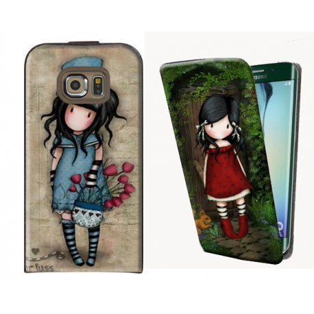 Housse verticale avec photo pour Samsung Galaxy S6 Edge