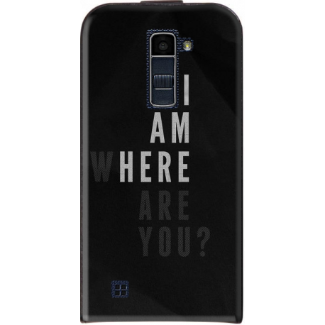 Housse verticale LG K10 personnalisable