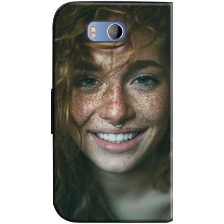 Housse portefeuille HTC U11 personnalisable