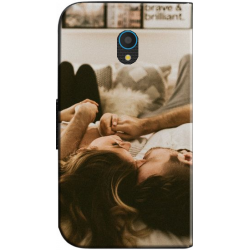 Housse portefeuille Alcatel U5 personnalisable