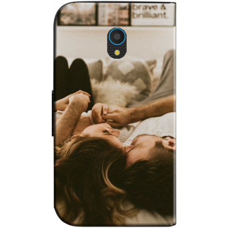 Housse portefeuille Alcatel U5 personnalisable