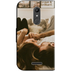Housse portefeuille Wiko Upulse Lite personnalisée