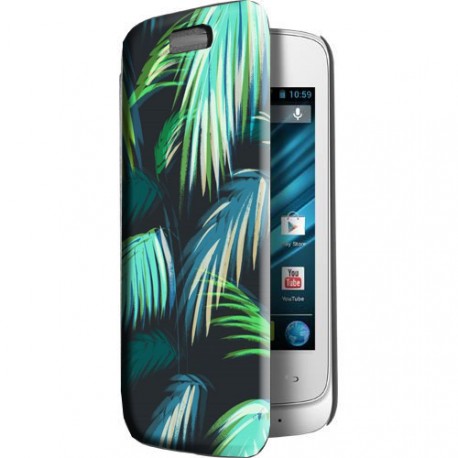 Etui housse portefeuille avec photo pour Logicom E350