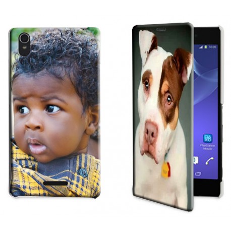 Etui housse portefeuille avec photo pour Sony Xperia T3