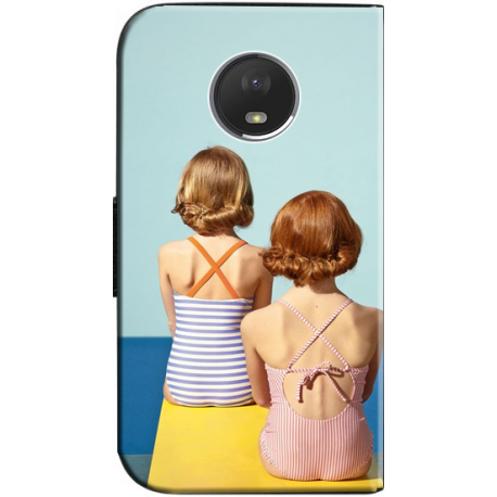 Housse portefeuille Motorola Moto E4 Plus personnalisée