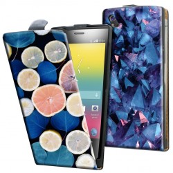 Housse verticale avec photo pour Soshphone 4G