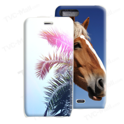 Housse verticale iPhone 8 personnalisable Blanc