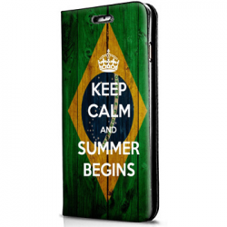 Housse portefeuille iPhone 8 personnalisable Blanc