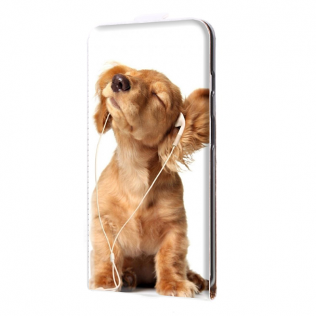 Housse iPhone 7 Plus personnalisable verticale double face Blanc