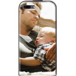 Housse verticale iPhone 8 Plus personnalisable Blanc