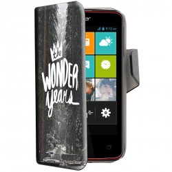 Etui housse portefeuille avec photo pour Acer Liquid Z4 