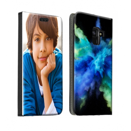 Housse portefeuille Samsung Galaxy A8 2018 personnalisable