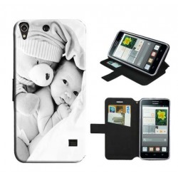 Etui housse portefeuille avec photo pour Huawei G620 S
