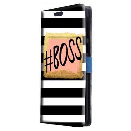 Etui housse portefeuille avec photo pour HTC Desire 820