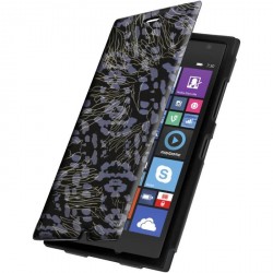 Etui housse portefeuille avec photo pour Microsoft Lumia 730/735