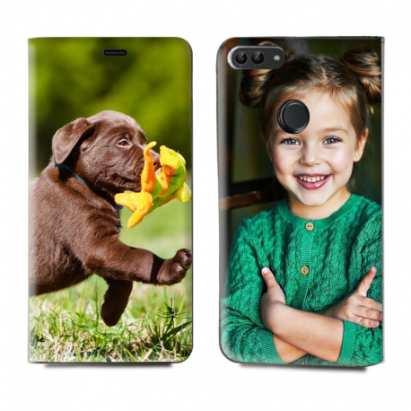 Housse portefeuille Huawei P Smart personnalisable
