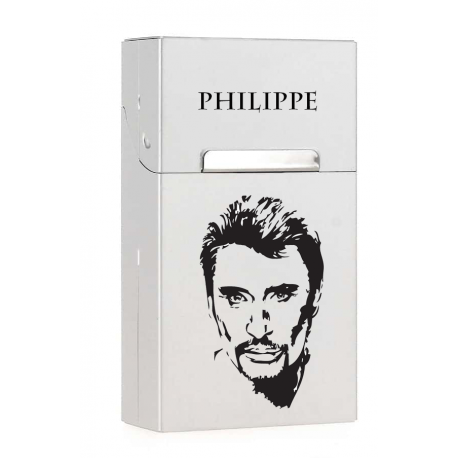 Etui à cigarettes personnalisable Aluminium - Cache paquet en métal alu
