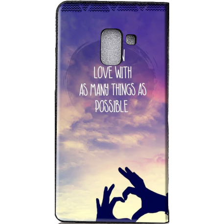 Housse portefeuille Samsung Galaxy A6 personnalisable