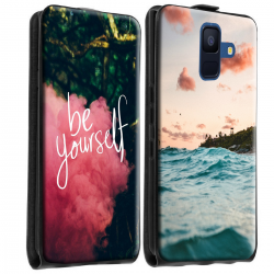 Housse verticale Samsung Galaxy A6 2018 personnalisable