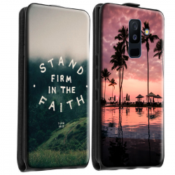 Housse verticale Samsung Galaxy A6 + 2018 personnalisable