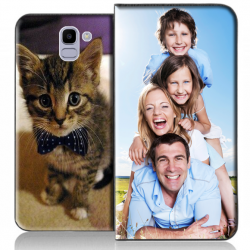 Housse portefeuille Samsung Galaxy J6 2018 personnalisable