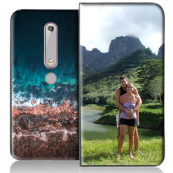 Housse portefeuille Nokia 6 2018 personnalisable