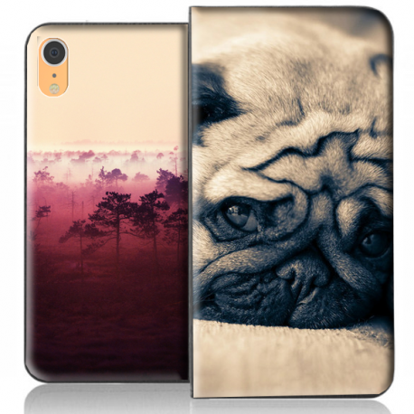 Housse portefeuille iPhone XR personnalisable
