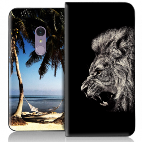 Housse portefeuille LG Q Stylus personnalisable