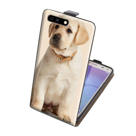 Housse verticale Huawei Y6 2018 personnalisable